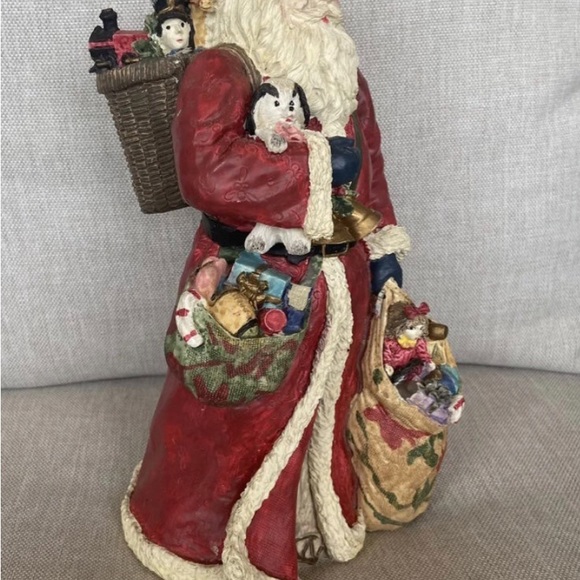 Santa Clause Albert E Price 10” Tall Ceramic Christmas Decor VTG Holiday Rare! - Picture 4 of 5